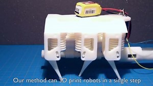 MIT Researchers 3D Print Walking Robot