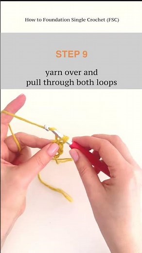 Ho to Crochet the Foundation Single Crochet Stitch