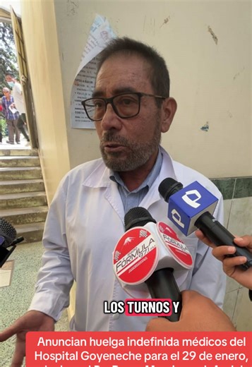 🔴 Anuncian huelga indefinida médicos del Hospital Goyeneche para el 29 de enero, declara el Dr. Percy Manrique, Jefe del Cuerpo Médico del Hospital Goyeneche #arequipa #noticiasarequipa #noticias #radioformulaarequipa
