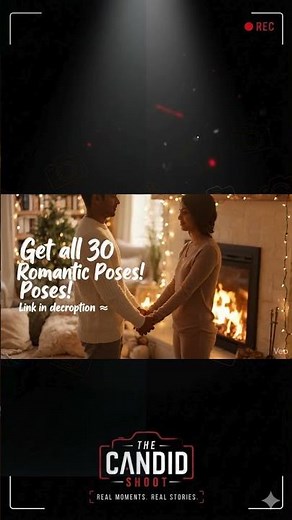 30 Easy Couple Poses at Home ❤️ | Romantic Photoshoot Ideas #shorts