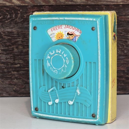 Vintage Fisher‑price Music Box Pocket Radio, Model #778, Plays Frère Jacques, C. 1964 - Etsy