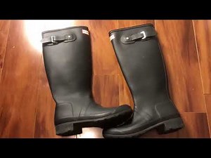 Hunter Boots Women's Original Back Adjustable Boots Review, High Quality, Timeless Rain Boots! Love