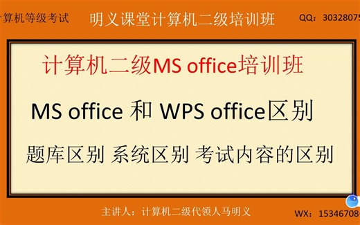 MS office 和 WPS office区别
