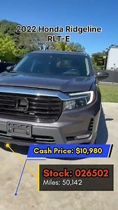 🚗 2022 Honda Ridgeline RLT-E