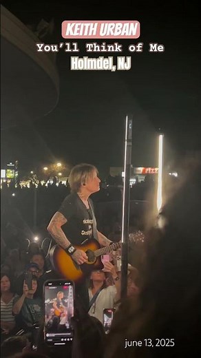 You’ll Think of Me LIVE - THE HIGH AND ALIVE TOUR HOLMDEL NJ - Keith Urban 🎧 | #shorts