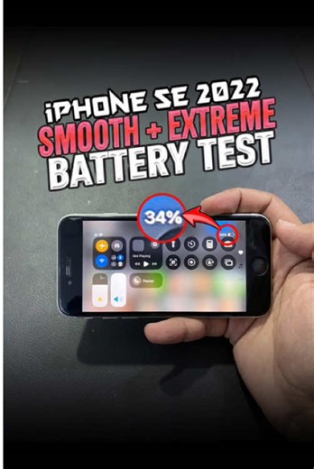 iPhone SE 2022 Battery Performance Test Overview