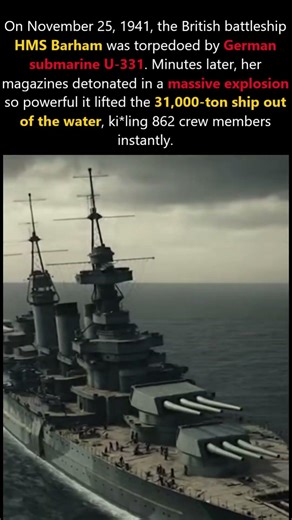 Britain’s Battleship Vanished in a Single Blast in WW2 #shorts