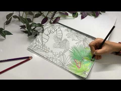 How to Paint a Mandala Template with Trees, Flowers, & Birds | Easy Step-by-Step Tutorial
