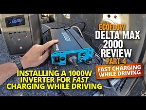 Installing a 1000W Inverter in my 80 Series Landcruiser to FAST CHARGE my EcoFlow Delta Max 2000