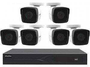 LaView 8 Channel DVR Security System with 6 x Ultra HD 4K 8MP Color Night Vision Metal Outdoor Bullet Cameras (HDD Not Included) - Newegg.com