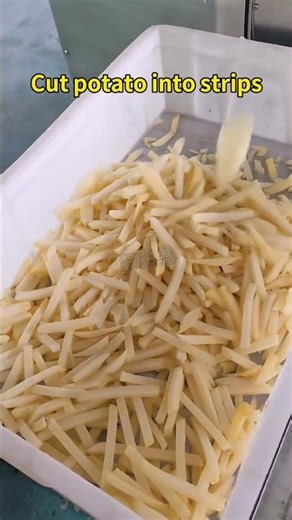 全自动土豆切条机做薯条 #Frenchfrymachine #frenchfries