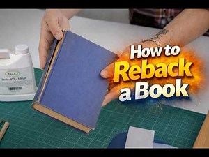 How to Reback a Book | Step-by-Step Book Repair Tutorial
