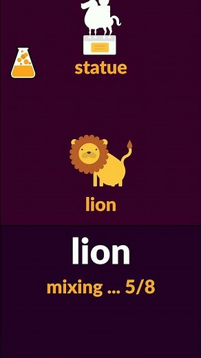 Use The LION In Little Alchemy 2