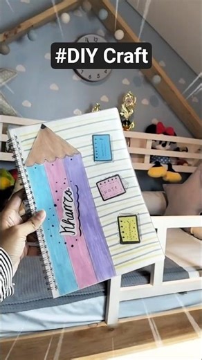DIY Cover Book Khanza #diycraft #coverbookcraft
