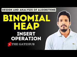Binomial Heap Insertion Operation || DAA