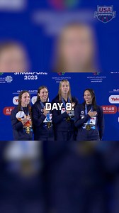 Still thinking about that world record relay to close #AQUASingapore2025 😌💭Day 8 “Finals in Five” recap video is up on the USA Swimming Network! | USA Swimming