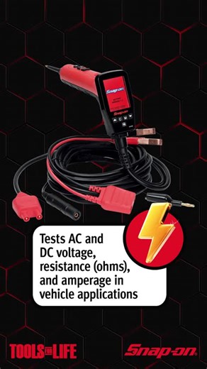 Snap-on Tools For Life🔧 on Instagram: "The Multiprobe Ultra (EECT900) form #SnaponTools provides circuit testing and digital #Multimeter functions in one convenient device. . To learn more or to start a purchase, click on the #LinkInBio. 🛠️🧰🪛 . @Snapon_Official #ToolsForLife #SnaponSTEM #DiagnosticTools #RepairService #ToolsOfTheTrade"