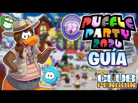 GUÍA de la FIESTA DE PUFFLES 2026 + NUEVO CÓDIGO - New Club Penguin 🐾🌈