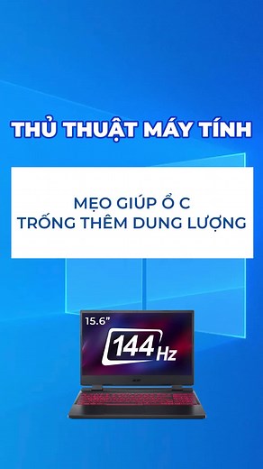 Mẹo giúp ổ C trống thêm dung lượng #vietnamtoiyeu #windows #maytinhbaoloc1989pc #windowstips #pc #pcgamer