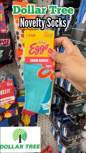 DOLLAR TREE | Fun Novelty Socks • Eggo • Hersheys • Jolly Ranchers • Shop With Me!