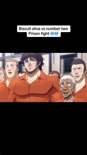 Baki in Prison Fight with Biscuit Oliva | Anime Showdown