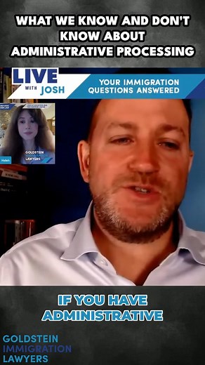 🔍 Decoding Administrative Processing: Often, questions arise about its status - Is it over? Is it still ongoing? What do certain updates mean? Here's the truth: None of it truly matters. 🤷‍♀️ 📝 What counts is the moment you hold that visa in your hand, symbolizing your journey's triumph. 🎉 Reach out to us for expert assistance and unwavering support throughout your visa journey. 🔎 #AdministrativeProcessing #AP | Goldstein Immigration Lawyers