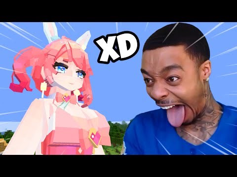 Sobrevivi a las WAIFUS GIGANTES en MINECRAFT 💀