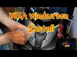 MRA Windscreen Install Yamaha MT10 / FZ10 2018