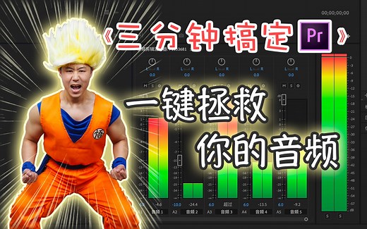 【PR教程】只需一键？!均衡你的音频音量