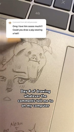 🥓 #art #pendrawing #drawing #doodle #sketch #artist #pen #computer