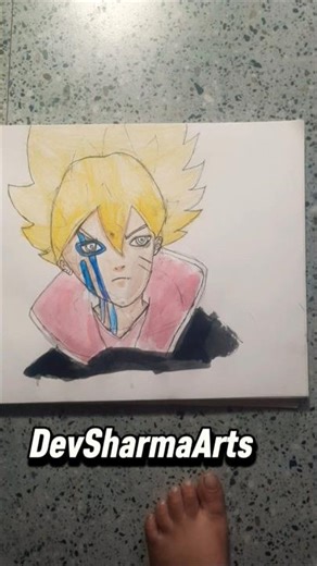 Boruto Uzumaki Drawing – The Next Legendary Ninja 🔥