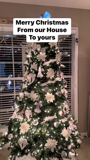 7.2K views · 180 reactions | Merry Christmas from our house to yours. I love Rae Dunn and use it to decorate with. This years Christmas Tree theme is angels because we have lost so many this past year. I hope you enjoy our decorations. #ketobossbeaches #teamubo #christmas2023 #raedunn #raedunndisplay #raedunnchristmas #angels | Carol Ubertaccio-Hathaway | Facebook