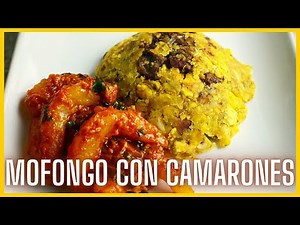 VEGAN MOFONGO CON CAMARONES EN SALSA | VEGAN PUERTO RICAN FOOD | Katie Makes It Vegan