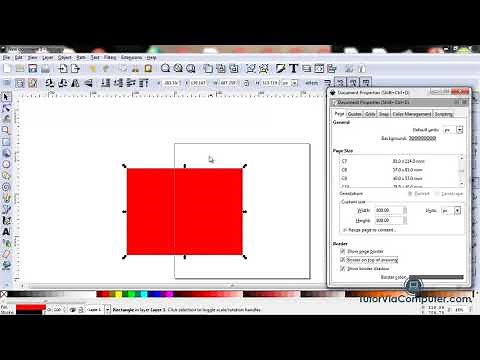 Inkscape: Setting Your Document Properties