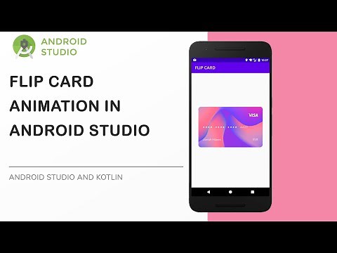 Flip Card Animation in Android Studio