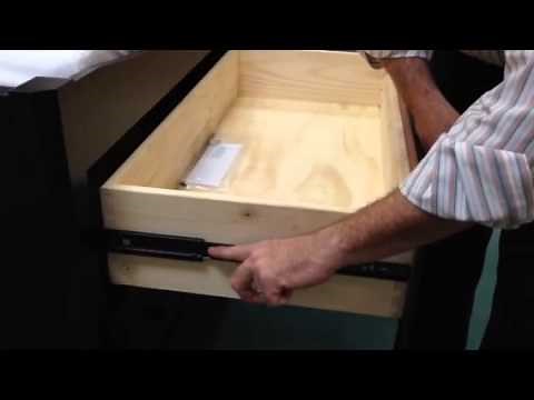 Removing Heritage self close drawers with side mount drawer glide
