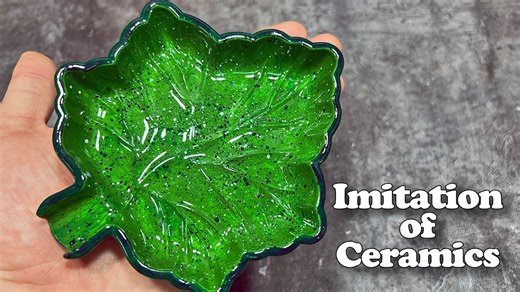 Easy DIY imitation ceramics at home