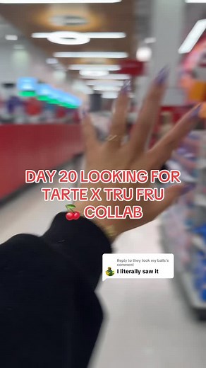 BEAUthiFUL on Instagram: "DAY 20 looking for Tarte cosmetics X Tru Fru collab at target ! #tartecosmetics #tarte #trufru #cherrylips #target #targetfinds @tartecosmetics @trufru @target @colleenbfusco @alexisleianna @itsmaureenkelly"