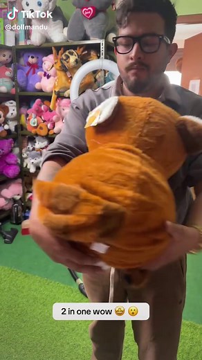 🐼❤️ Dollmandu’s 2-in-1 Panda Teddy! ❤️🐼 Why choose one when you can have both? Introducing our Double-Sided Panda Teddy – a unique plush designed with two faces in one! ✨ One Side: Red Panda – Cute, cuddly, and full of charm! ✨ Other Side: White Panda – Soft, fluffy, and absolutely adorable! Flip it to match your mood! Whether you love the playful red panda or the classic white panda, this plush is perfect for hugs, gifts, or just adding some extra cuteness to your collection. 🌍 Available for