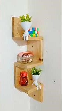 Zig Zag Corner Shelf