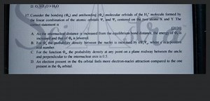 Consider the bonding \left(\Phi_{6}\right) and antibonding \lef... | Filo