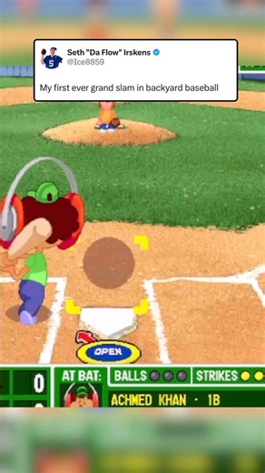 Backyard Sports on Instagram: "We all remember our first Grand Slam🔥🥹 #backyardsports #backyardbaseball #pablosanchez #sports #gaming #retro #grandslam"