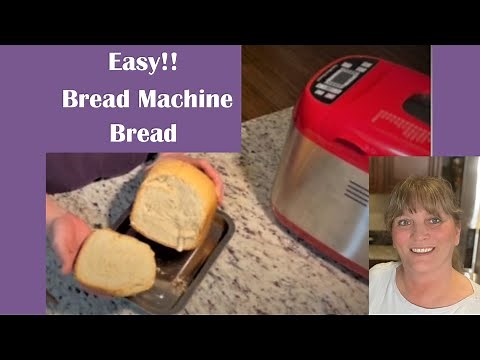 Bread machine bread with all-purpose flour