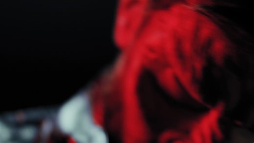 An enraged werewolf grunting and sniffing the air - Free Stock Video