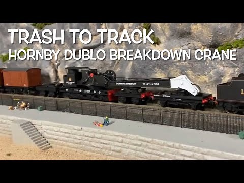 Trash to Track episode 4. Hornby Dublo Breakdown Crane restoration. OO gauge model railways