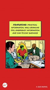 The Marvel Comics Universe is full of action, adventure, danger, and cosmic peril. Be ready for anything with this illustrated action handbook—whether you have newly developed super-powers, you need to pilot an Iron Man suit, or Galactus is here to eat the Earth. | Disney Books