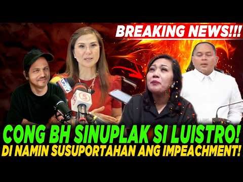 CONG BH NAG SALITA NA! WALANG SUPORTA SA HOR ANG IMPEACHMENT NI VP SARA? DI KAMI PIPIRMA JAN SA IMP