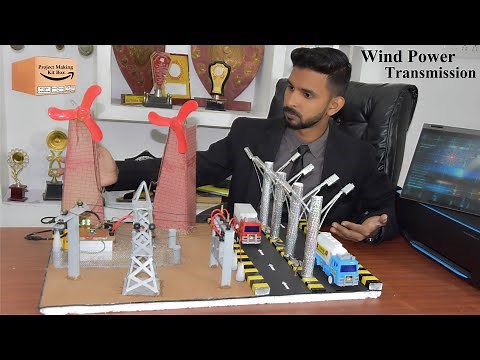 Electrical Mini Projects with Low Cost | How to Make Wind Power Plant Working Model