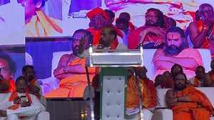 28K views · 4.9K reactions | Dharmo Rakshati Rakshitaha: Watch my full speech at Hindu Dharma Shankharavam event at Guntur. | Satya Kumar Y | Facebook