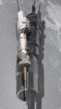 Como Soldar Corretamente um Conector UHF (PL-259) em Cabo Coaxial 50 Ohms #radio #radioamadorismo